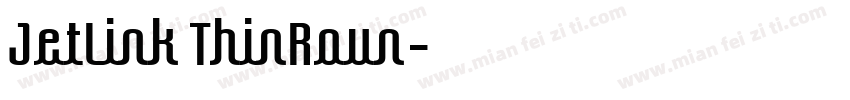 JetLink ThinRoun字体转换